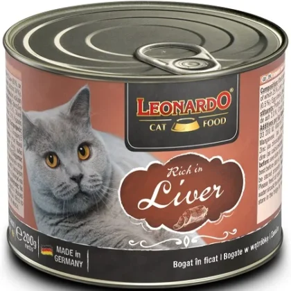 Leonardo šlapias maistas kepenys