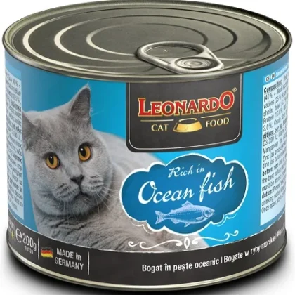 Leonardo šlapias maistas sūriavandenės žuvys